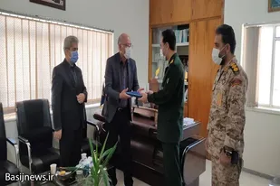 تجلیل رئیس دانشگاه علوم پزشکی همدان از سپاه ناحیه نهاوند