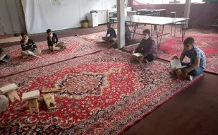 برگزاری کلاس جوانه های صالحین در پایگاه بسیج کربلا