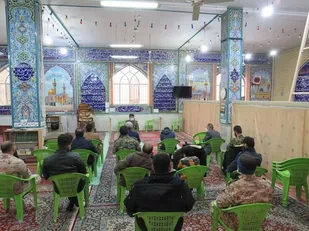 جلسه بصیرتی بسیجیان گردان112 امام حسین(علیه السلام)به مناسبت هفته بسیج