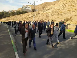 پیاده روی خانوادگی بازنشستگان نیروی&zwnj;های مسلح شاهرود+ تصاویر