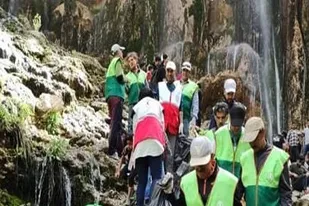 پاکسازی طبیعت در پویش نذر ورزشی رمضان