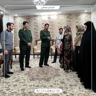 اعطای حکم و تقدیر از روابط فرهنگی و رسانه بسیج سازندگی خراسان&zwnj;شمالی