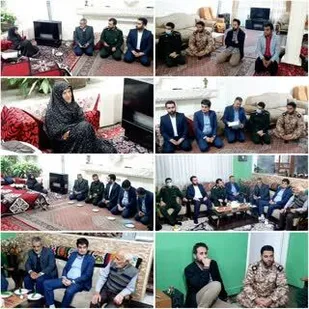 دیدار فرمانده سپاه پیشوا با خانواده شهیدان والامقام " ذبیح اله و مسعود خانی "