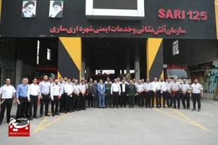 تجلیل فرمانده سپاه کربلا از آتش&zwnj;نشانان در روز آتش&zwnj;نشانی