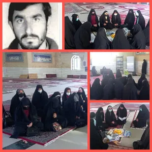 تجلیل خواهران بسیجی شهر مجن از همسر شهید احمد ملک&zwnj;+ عکس