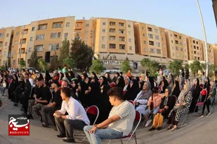 برگزاری ویژه برنامه گرامیداشت هفته دفاع مقدس، در شهرک پیام ماهدشت