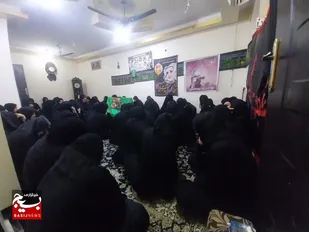 برپایی مراسم عزاداری روز هشتم محرم در منطقه لشکرآباد اهواز