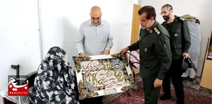دیدار و تجلیل از خانواده های شهدای روحانی در گناباد + عکس