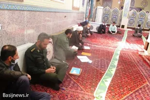 بازدید فرمانده سپاه قهاوند از پايگاه&zwnj;های حوزه امام حسین(ع)