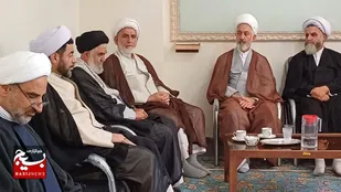 دیدار نماینده ولی&zwnj;فقیه در سپاه مازندران، با نمایندگان طلاب و فضلای استان