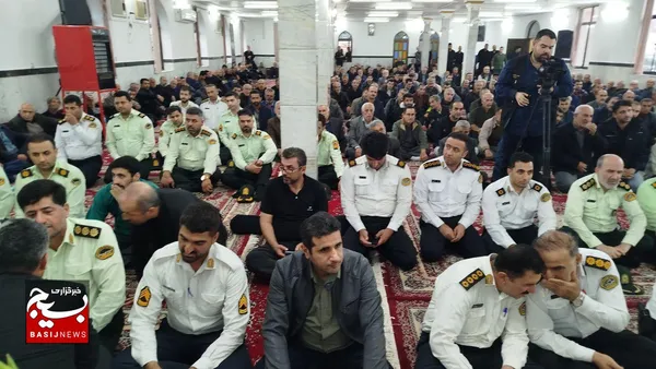 مراسم شهید مدافع امنیت علیرضا آقاجانی