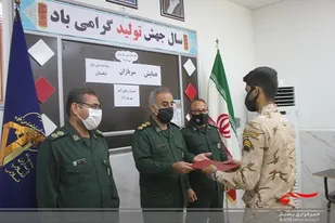 همایش روز سرباز در سپاه تنگستان