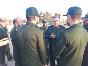 سرکشی معاون اجرایی سپاه از وضعیت زیست سربازان سپاه ناحیه سمنان+عکس