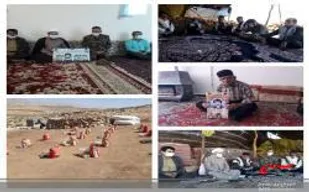 دیدار با عشایر و معتمدین محلی و خانواده شهدا منطقه عشایری دنگان