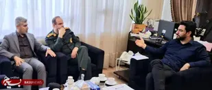 دیدار فرمانده ناحیه مقاومت بسیج بندرماهشهر با قائم&zwnj;مقام سازمان تأمین اجتماعی کشور