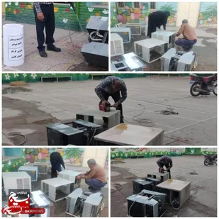 اردوی جهادی بسیج فرهنگیان شوشتر درآستانه بازگشایی مدارس