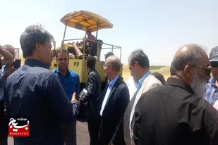 بازدید مدیرکل راه و شهرسازی استان همدان از پروژه&zwnj;های راه&zwnj;سازی نهاوند