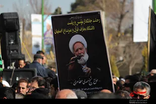 مراسم تشییع پیکر عالم جلیل القدر و روحانی پارسا و مردمی ، حجت الاسلام و المسلمین حاج شیخ مهدی مظاهری