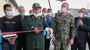 بهره برداری از نیروگاه خورشیدی اتحادیه تعاونی روستایی برخوار باحضور سردار فداء