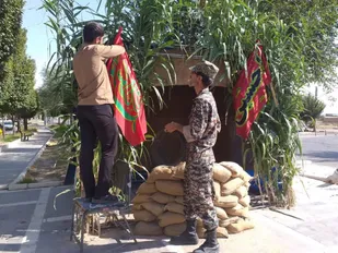 فضاسازی شهرستان میامی به مناسبت هفته دفاع مقدس
