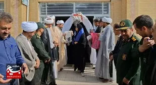 اعزام ۸۸ دانش آموز دختر فاروجی به اردوی راهیان نور جنوب