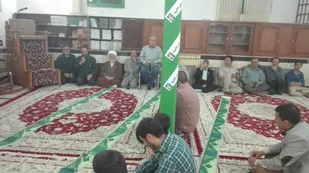 برگزاری جلسه تودیع و معارفه فرمانده پایگاه خاتم الانبیا(ص) شاهرود +عکس