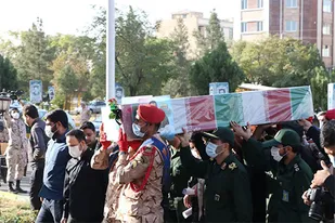تشییع پیکر شهید مدافع حرم &laquo;محمد اینانلو&raquo; در کرج