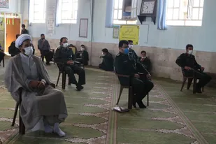 گرامیداشت سالروز تاسیس سپاه پاسداران در ناحیه مقاومت بسیج تفت