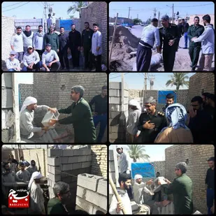 بازدید فرمانده سپاه شوش از اردوی جهادی بسیج دانشجویی این شهرستان