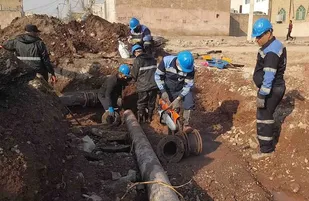 مشکل افت فشار آب شهرک فرهنگیان شهرستان ری برطرف شد
