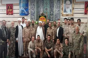 حضور پایوران سپاه مهدیشهر در نماز جمعه