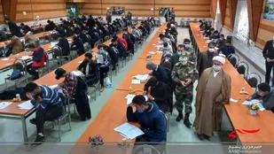 برگزاری آزمون استخدامی دانشگاه&zwnj;های افسری ارتش در شاهرود+ تصاویر