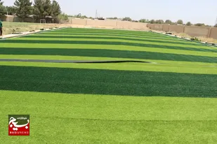 احداث زمین چمن مصنوعی جدید، در مجموعه ورزشی امید جوان
