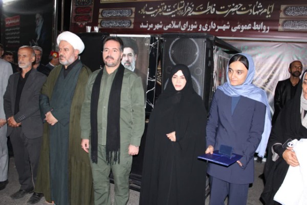 تجلیل از منش پهلوانی قهرمان جهانی،  زهرا رحیمی در تجمعات شبانه مرند