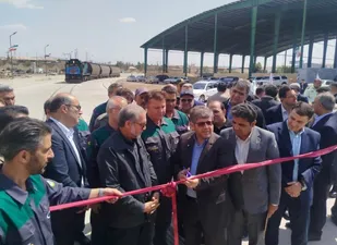 شتاب&zwnj;گیری اتصال صنایع به شبکه ریلی/ نخستین قطار در خط تجاری-صنعتی ناب دانه به حرکت درآمد