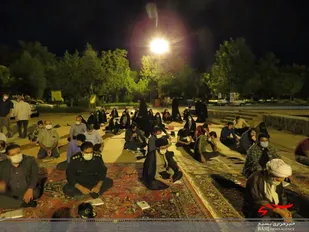 برگزاری قرائت زیارت عاشورا در هادیشهر