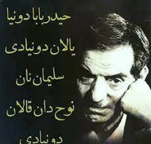 حیدربابا زانو به زانوی شهریار