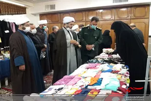 بازدید امام جمعه و مسئولان سپاه از نمایشگاه اقتصاد مقاومتی بسیجیان ملایر