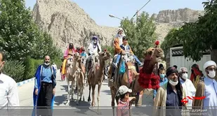 حرکت نمادین  واقعه غدیر در لردگان
