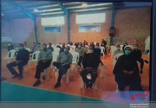 نشست سیاسی پاسداران،وابستگان ،و سربازان همراه خانواده در ناحیه رابر