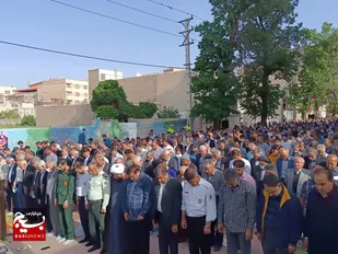 اقامه نماز عید سعید فطر در کمالشهر