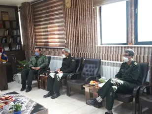 جلسه هماهنگی سپاه ناحیه شاهرود و معاونت نظام وظیفه نیروی انتظامی