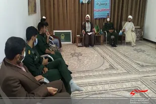 دیدار فرمانده و کارکنان سپاه ناحیه شهرستان زهک با امام جمعه این شهرستان