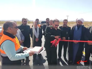 افتتاح ۱۰ کیلومتر روکش آسفالت راه روستایی شهرستان فردوس