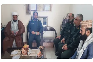 بازدید مسئول بازرسی سازمان بسیج از حوزه مقاومت بسیج ثارالله&nbsp;در خاش