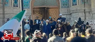 برگزاری راهپیمایی بزرگ مدافعان ایران در طرقبه&zwnj;شاندیز