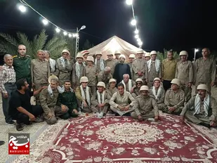 گردهمایی رزمندگان دفاع مقدس در پایگاهی با 3شهید و ۵۱ رزمنده دفاع مقدس