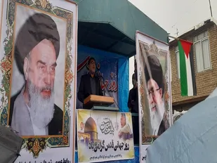 برگزاری شکوه حضور مردم انقلابی هرسین در راهپیمایی روز قدس