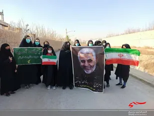 پیاده روی به مناسبت سالگرد شهادت سردارشهید حاج قاسم سلیمانی