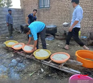 پخت ۴۰۰ پرس غذای گرم